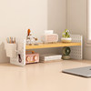Perforated board desktop storage rack bookshelf