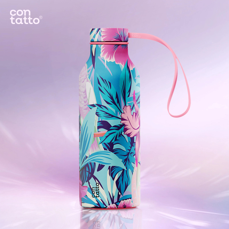 contatto联名潮流保温杯壶不锈钢户外随行商务礼品欧式男女喝水杯 - 图0