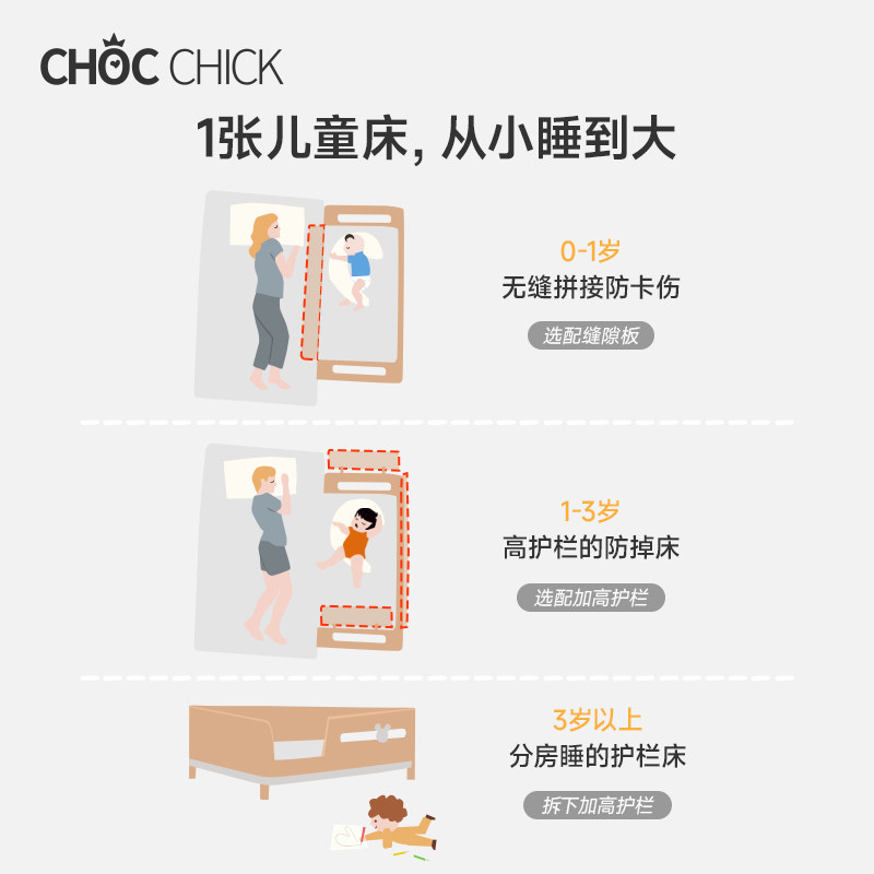 chocchick儿童床