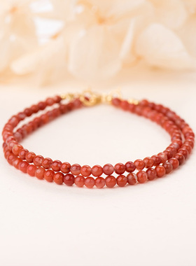 【南红玛瑙】S925银手链