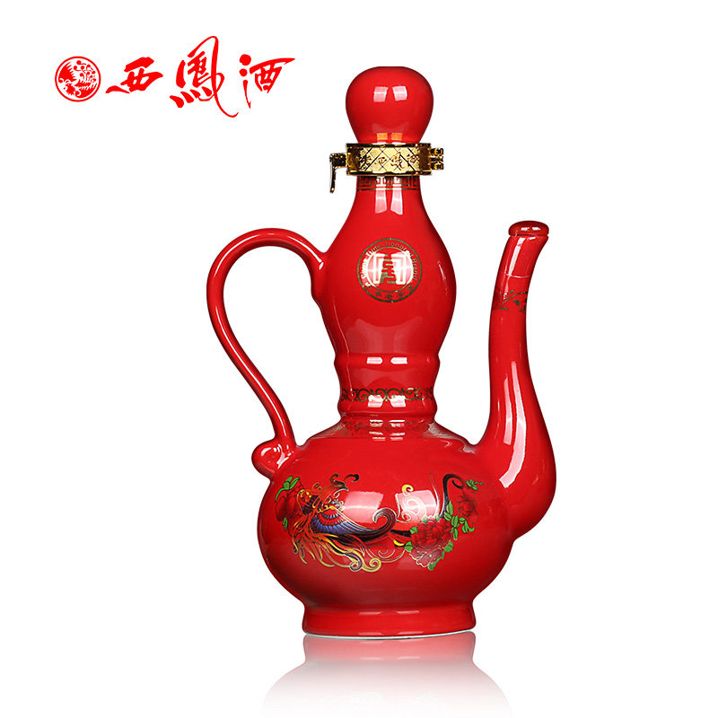 陕西西凤酒一壶老酒45度500ml绵柔凤香型单瓶白酒整箱包邮_虎窝淘