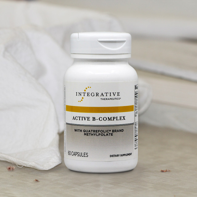 Original American Integrative Therapeutics active B vitamins ໂຟລິກອາຊິດ choline 60 ແຄບຊູນ