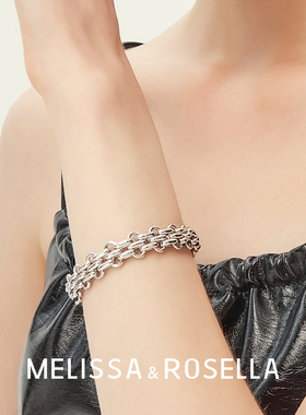 女铜镀K金冷淡风欧美复古手链