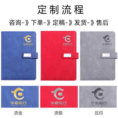 笔记本子文具加厚商务记事本a5文艺精致大学生本子超厚硬皮复古日记本简约会议记录本办公工作笔记本定制logo - 图3