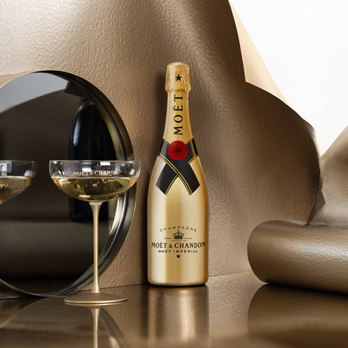 【官方直营】酩悦香槟鎏金瓶750ml法国进口高级香槟 - 图3