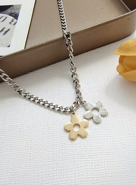 个性欧美嘻哈甜酷风项链ins金属