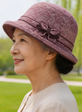 春夏中老年渔夫防晒防风帽