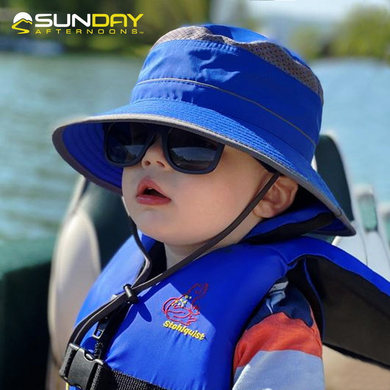 SundayAfternoons婴儿童渔夫帽卡通可爱透气防晒遮阳便携可折叠,淘宝优惠券,粉丝福利购,淘宝优惠卷