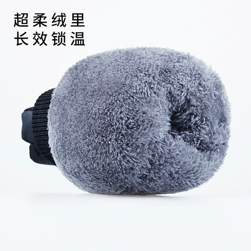 Лыжные водонепроницаемые перчатки подходит для мужчин и женщин, флисовое утепленное удерживающее тепло ветрозащитное снаряжение