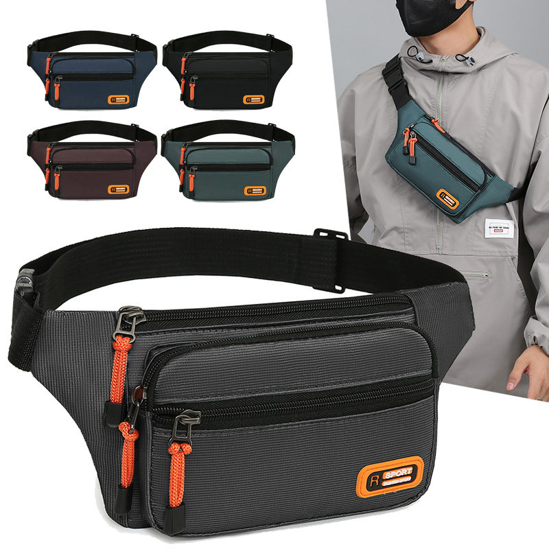 多功能手机腰包男女士运动胸腰两用轻便户外登山防水健身旅行装备
