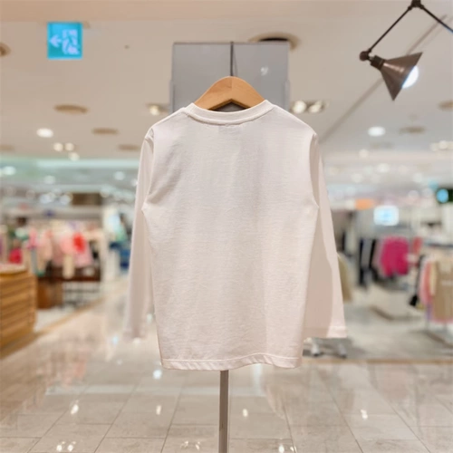 Детская хлопковая толстовка, футболка, детская одежда, осенняя, в корейском стиле