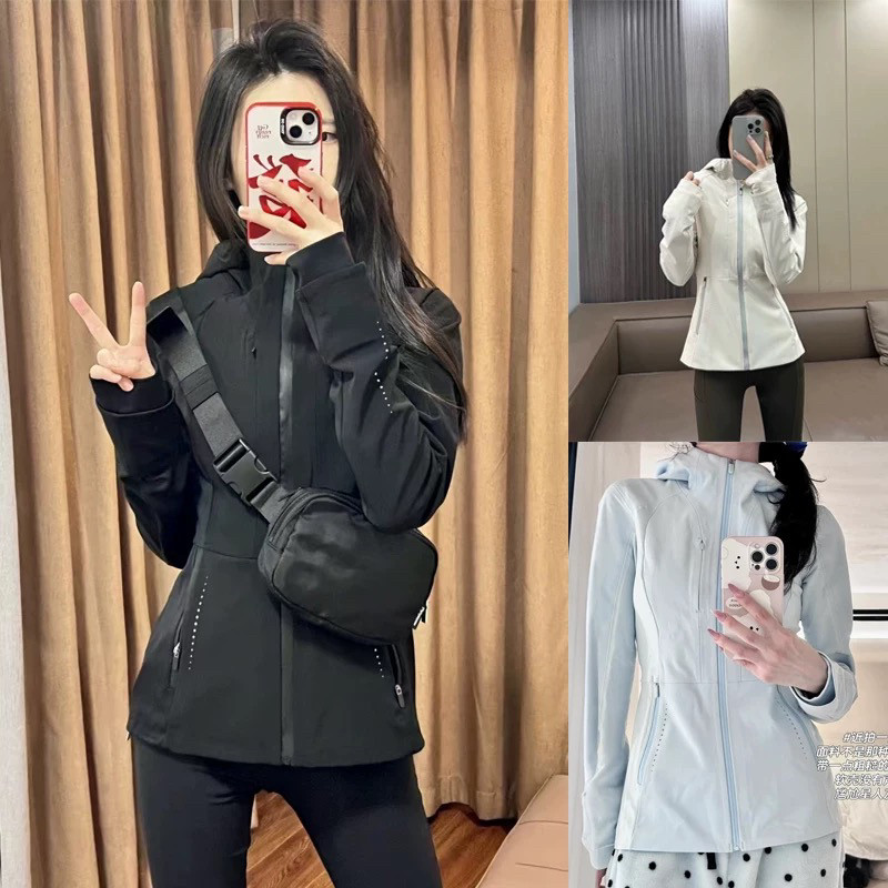 （不好看你打我）lulu同款高版本秋冬加绒冲锋衣女瑜伽服上衣外套,淘宝优惠券,粉丝福利购,淘宝优惠卷