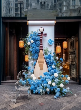 户外大型音乐主题雕塑定制摆件