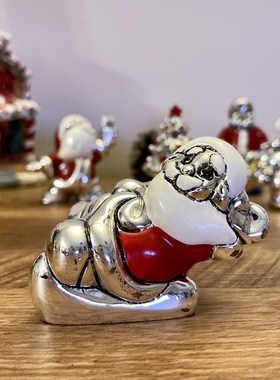 东西在场 出口欧美 镀银925 可爱卡通圣诞系列 居家装饰 饰品