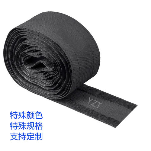 魔术贴纺织套管 粘式护线套 机器人焊接线束整理保护电线纺织套管 - 图3