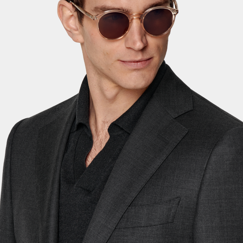 SUITSUPPLY深灰色S110支羊毛西服外套休闲男西装上衣,淘宝优惠券,粉丝福利购,淘宝优惠卷