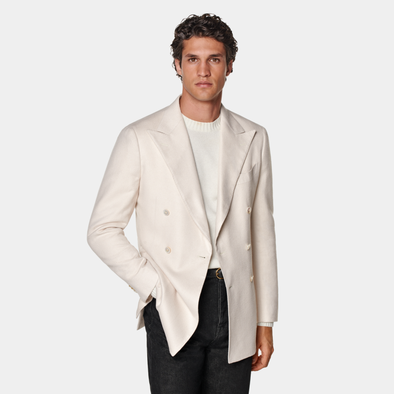 24秋冬新款SUITSUPPLY西服外套砂砾色桑蚕丝混纺修身男西装上衣,淘宝优惠券,粉丝福利购,淘宝优惠卷