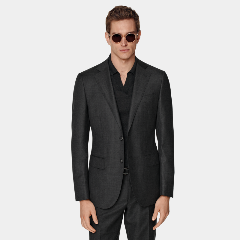 SUITSUPPLY深灰色S110支羊毛西服外套休闲男西装上衣,淘宝优惠券,粉丝福利购,淘宝优惠卷