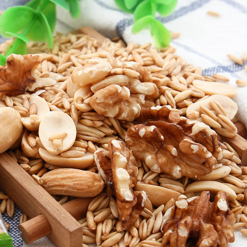 核桃花生燕麦味50包皇曼低温烘焙熟五谷杂粮袋装现磨五谷豆浆原料 - 图2