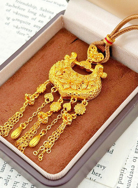 繁花似锦花丝镂空流苏锁包高保色