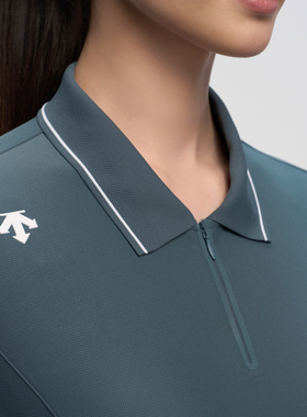DESCENTE迪桑特WOMEN’S TRAINING女士防晒凉感透气短袖POLO衫