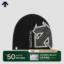 DESCENTE DISANTE SKI STYLE SPORTS CASUAL MALE AND FEMALE Identical Professional Veneer Knit Cap New Winter