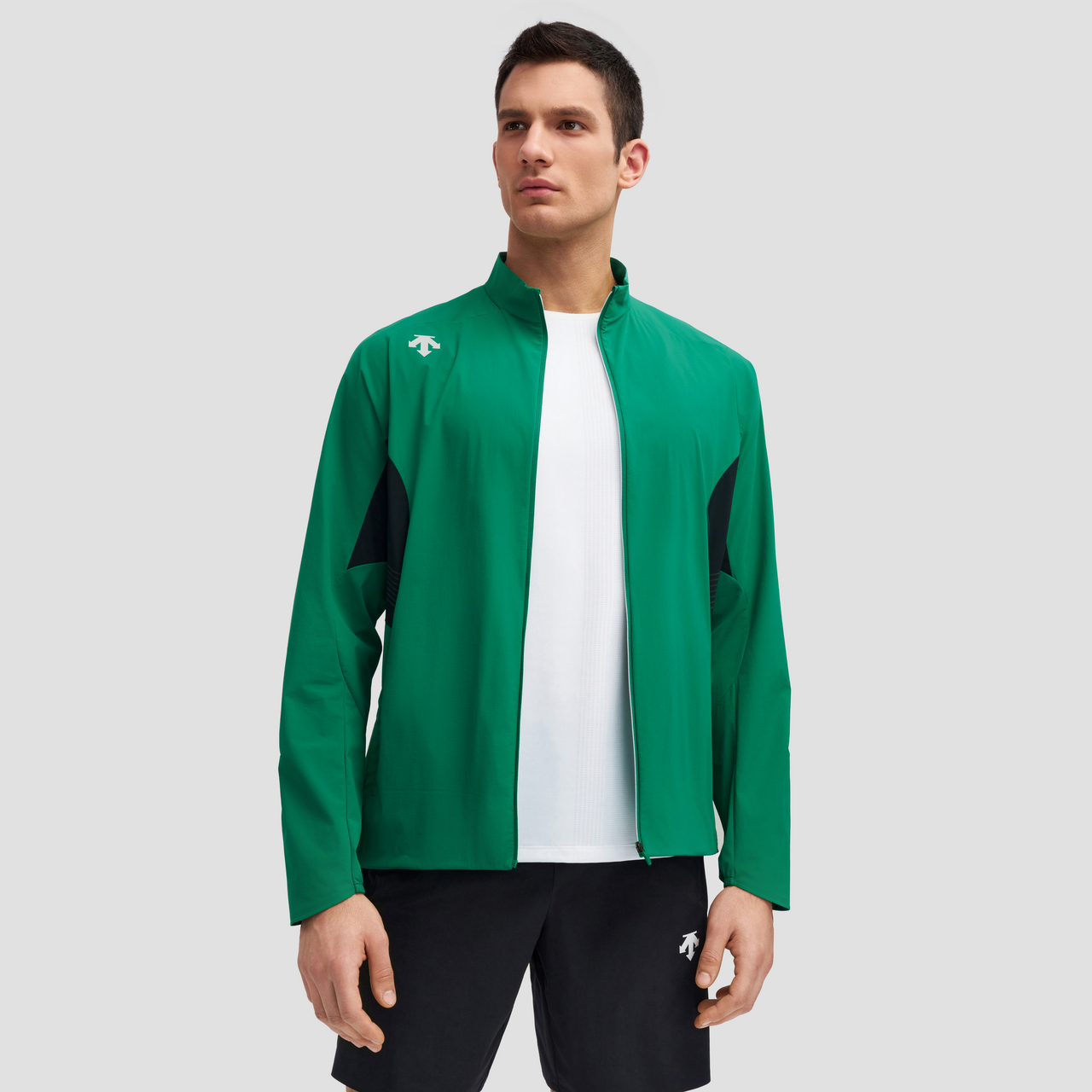 AWAKEN 男子破风Pro 接触瞬间凉感UPF100防晒 梭织上衣 DESCENTE - 图0