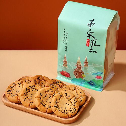 南宋胡记桃酥饼干礼盒办公室零食中式糕点解馋桃酥伴手礼节日送人 - 图0