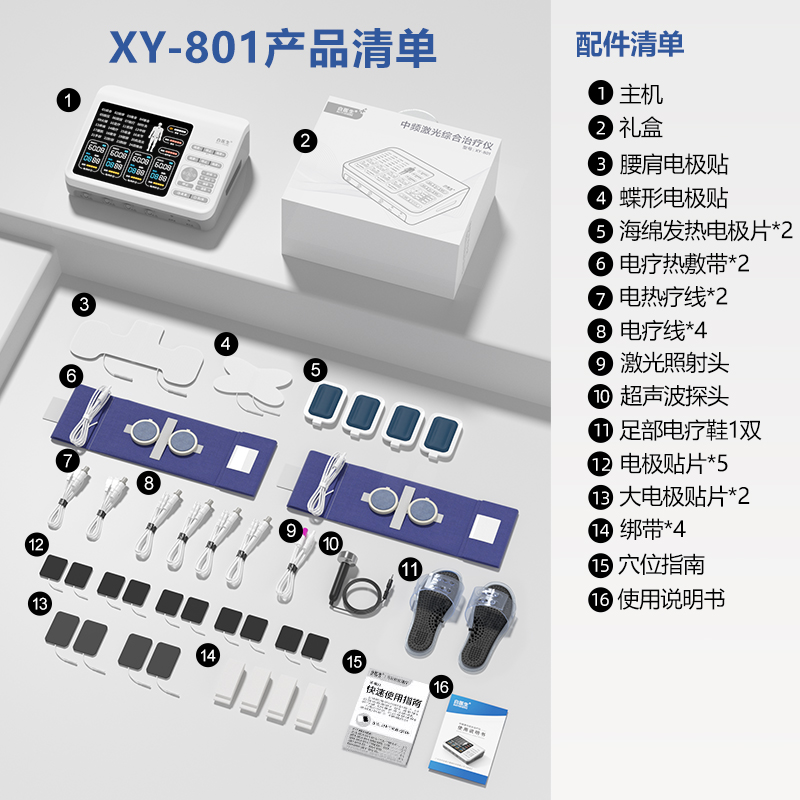 Same model as the hospital Dr. Bai’s medium frequency laser therapy device