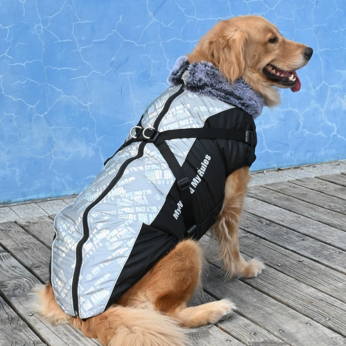 Может нарисовать собачьную одежду KO фонд Mao Qiu Зимний хлопковая куртка