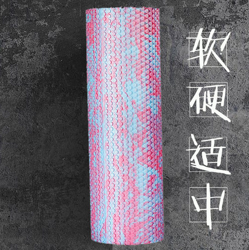 实心泡沫轴初学者肌肉放松瑜伽柱滚背神器腿部按摩滚轴专业滚轮 - 图0