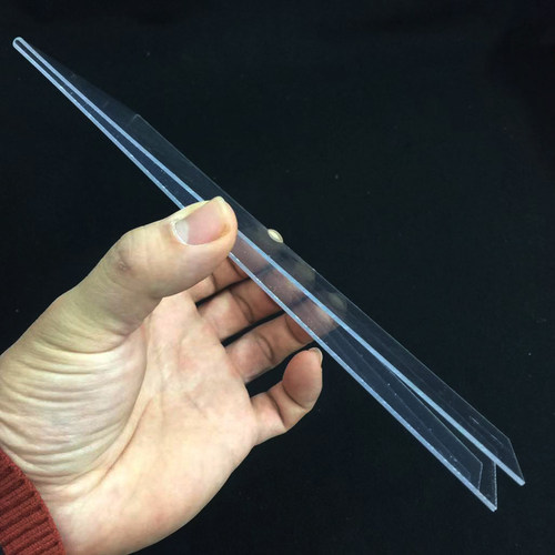 大号水晶牌位架29.5x9cm单层牌位纸底座亚克力祖先灵位牌位底座 - 图0