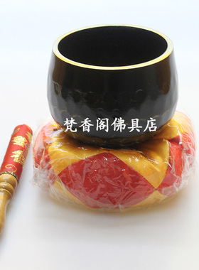 台湾纯铜摆件寺庙佛音碗