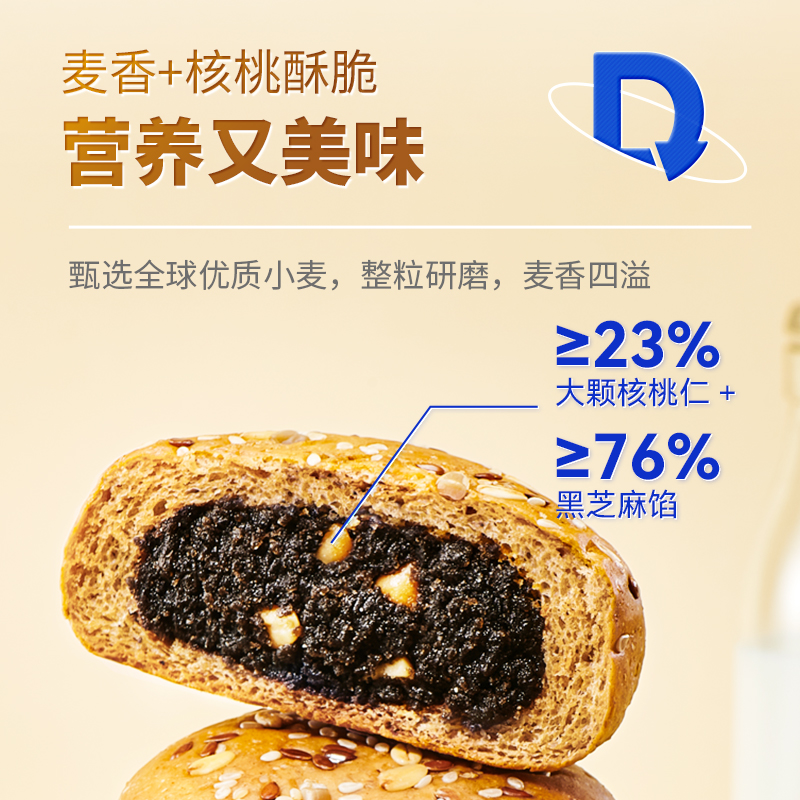 DGI低升糖夹心欧包全无糖精糖友麦健康代餐营养早餐孕妇零食面包 - 图1
