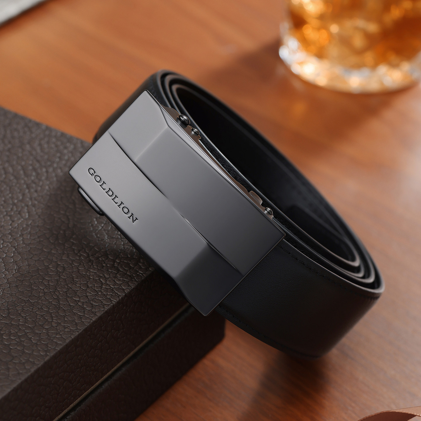 金利来皮带男士新款金属防指纹内穿式自动扣商务头层牛皮裤带腰带,淘宝优惠券,粉丝福利购,淘宝优惠卷