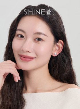 SHINE萱子精致璀璨八爪镶嵌耳钉