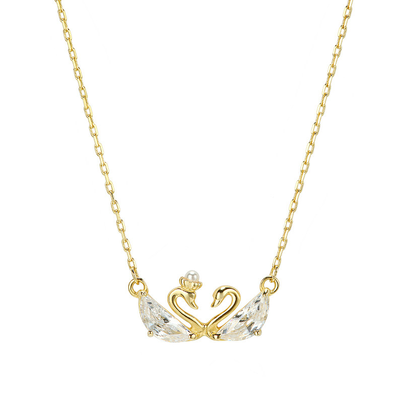 shine萱子时尚简约气质网红锁骨链 萱子饰品项链