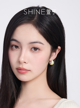 SHINE萱子饰品帕斯蒂尔系列甜美多巴胺耳圈精致春夏耳环简约百搭