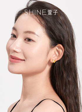 SHINE萱子优雅轻奢蝴蝶耳钉项链