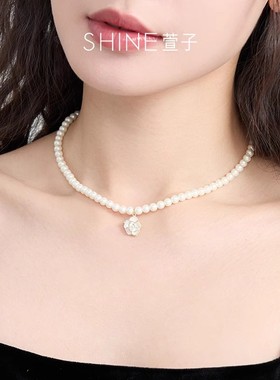 SHINE萱子项链《山茶花系列》