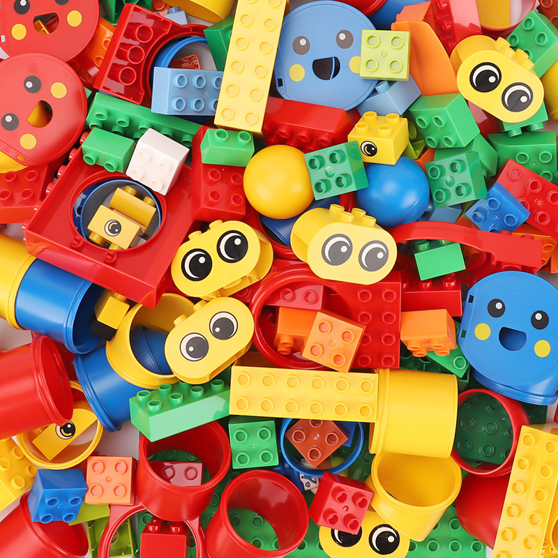 大颗粒积木配件补充包散装按斤称斤零件散件幼儿园教具儿童玩具 - 图3