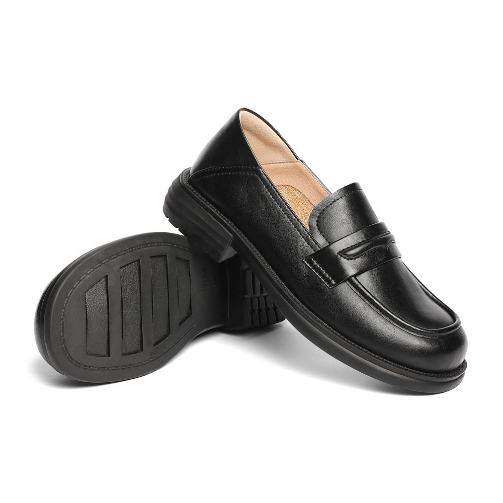 森达乐福鞋女款2025春新商场同款复古舒适沙发乐福单鞋XKW01AA5,淘宝优惠券,粉丝福利购,淘宝优惠卷