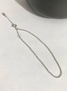 S925纯银14K金手链简约气质轻奢极细小巧金豆豆圆珠手饰品女日韩