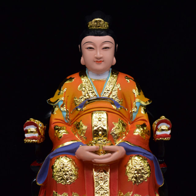 Golden Flower Leader Yinhua Empress resin statue ornaments