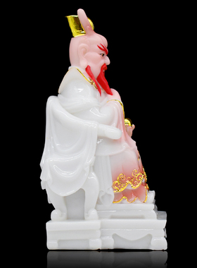 包邮龙王神像四海龙王东海龙王西海南海北海龙王玉石粉像桌面摆件