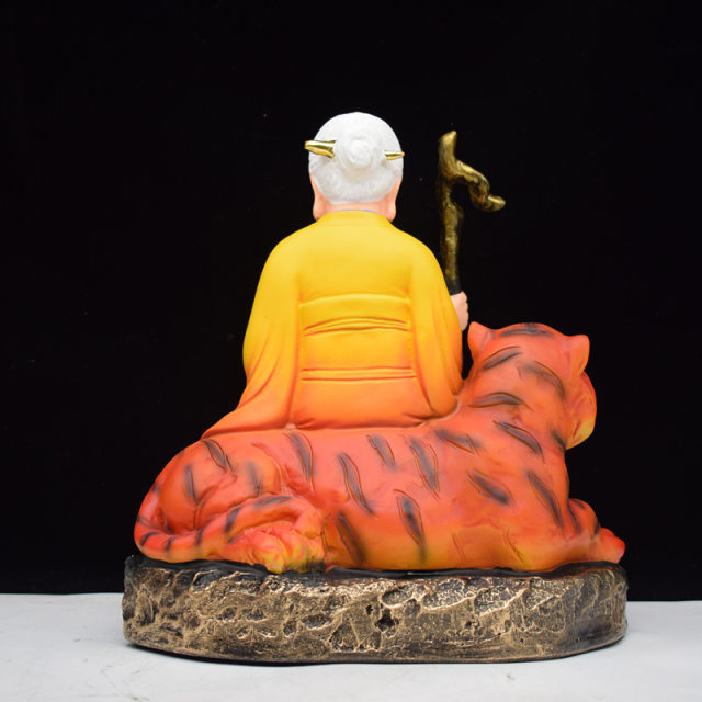 Mountain god father-in-law and mother-in-law land resin statue ornaments