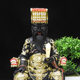 Resin statue of King of Hell, Lord of Hell, black and blue 12 inches