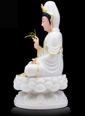 观世音菩萨南无化身修行汉白玉