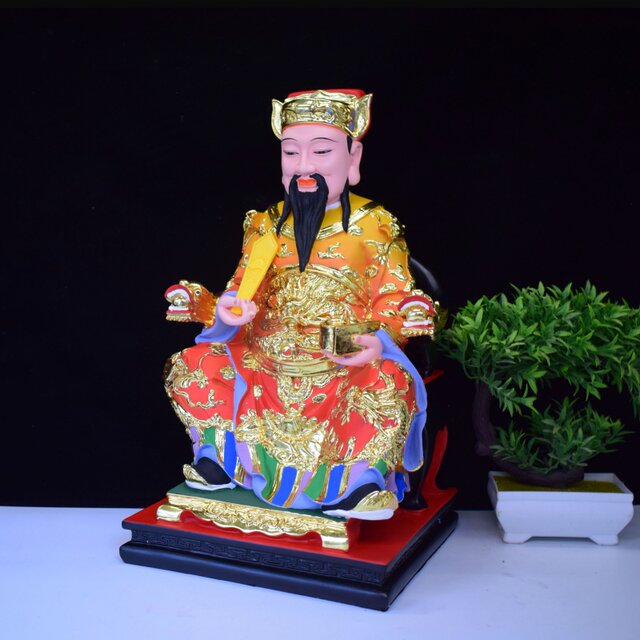 Luban Master Statue Carpenter Patriarch Resin Statue 12-inch 16-inch Buddha Statue Home Worship Desktop Ornament Statue
