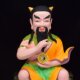Resin statue of Emperor Fuxi, the founder of Bagua